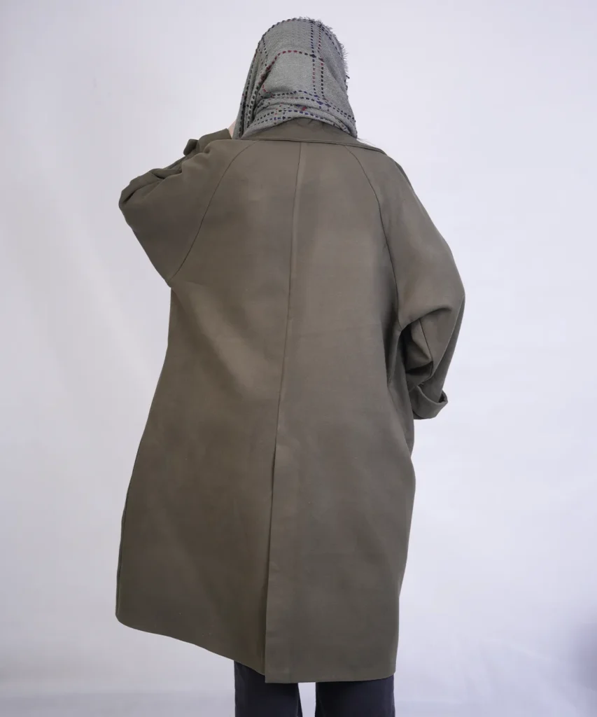 پالتو بلند یقه انگلیسی مدل ونوس