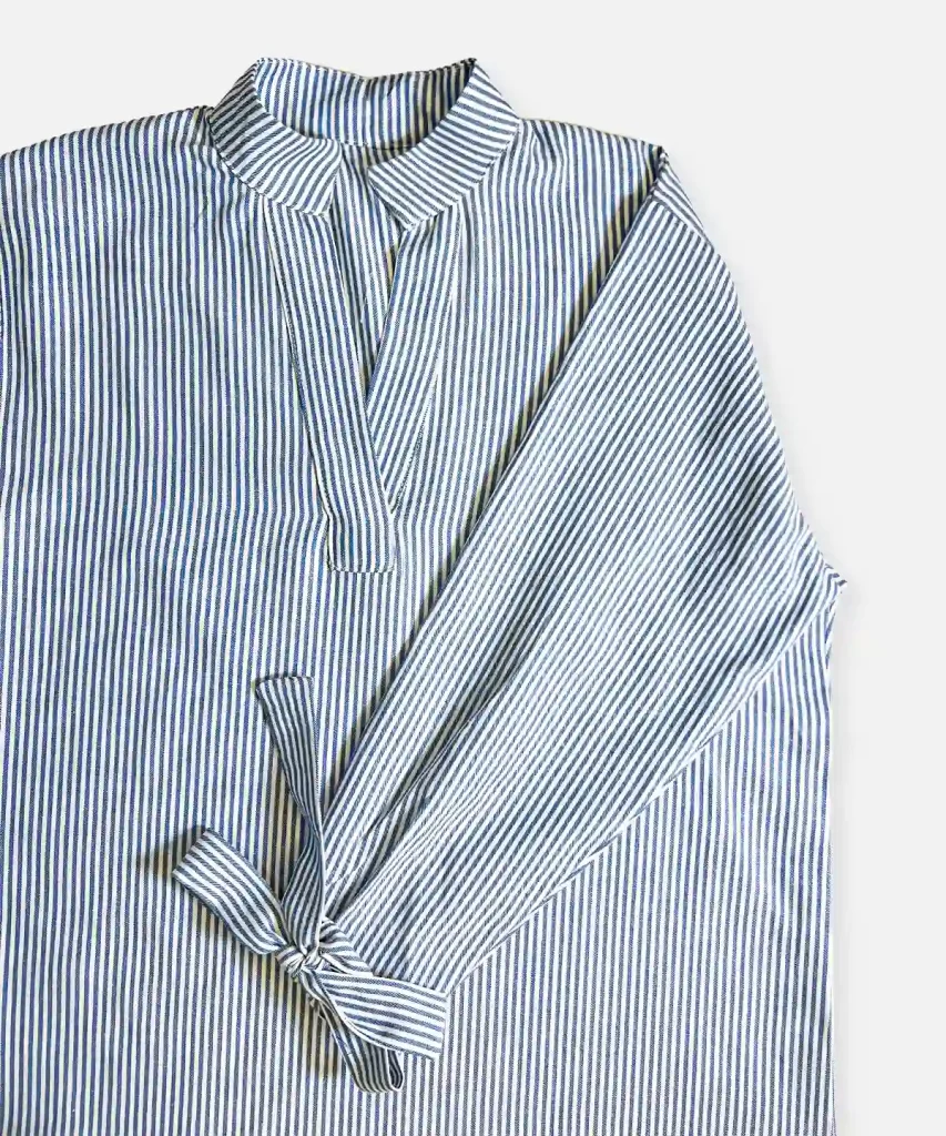 شومیز نخی جلوبسته مدل ترلان