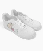 کتونی ونس طرح گربه دخترانه سفید