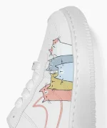 کتونی ونس طرح گربه دخترانه سفید