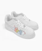 کتونی ونس طرح گربه دخترانه سفید